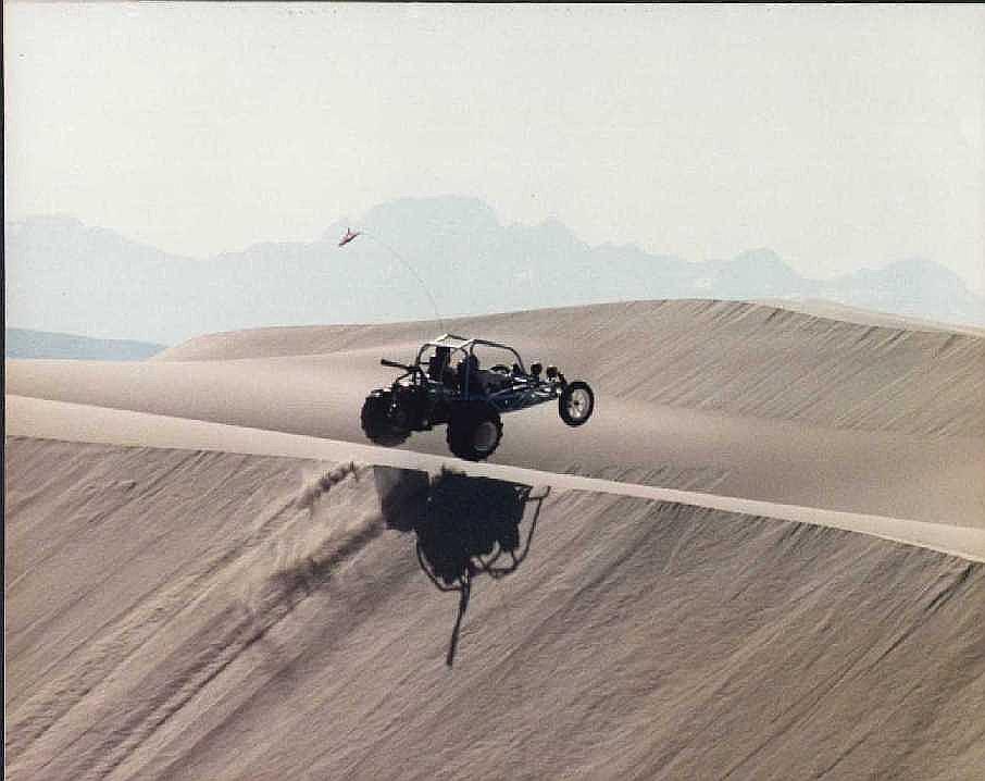 Normie jumps the
dune at St. Anthony